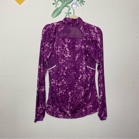 Reebok Purple Zip Up Light Running Jacket - Picture 3 of 9